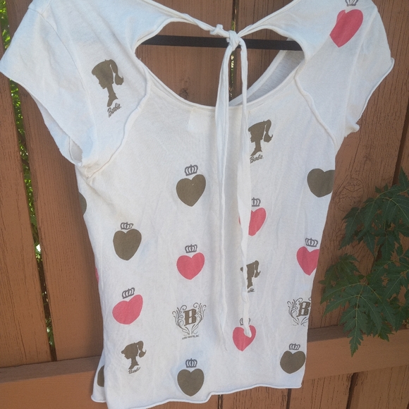 Rare Barbie Top by Public Library Sz. M - Picture 2 of 7